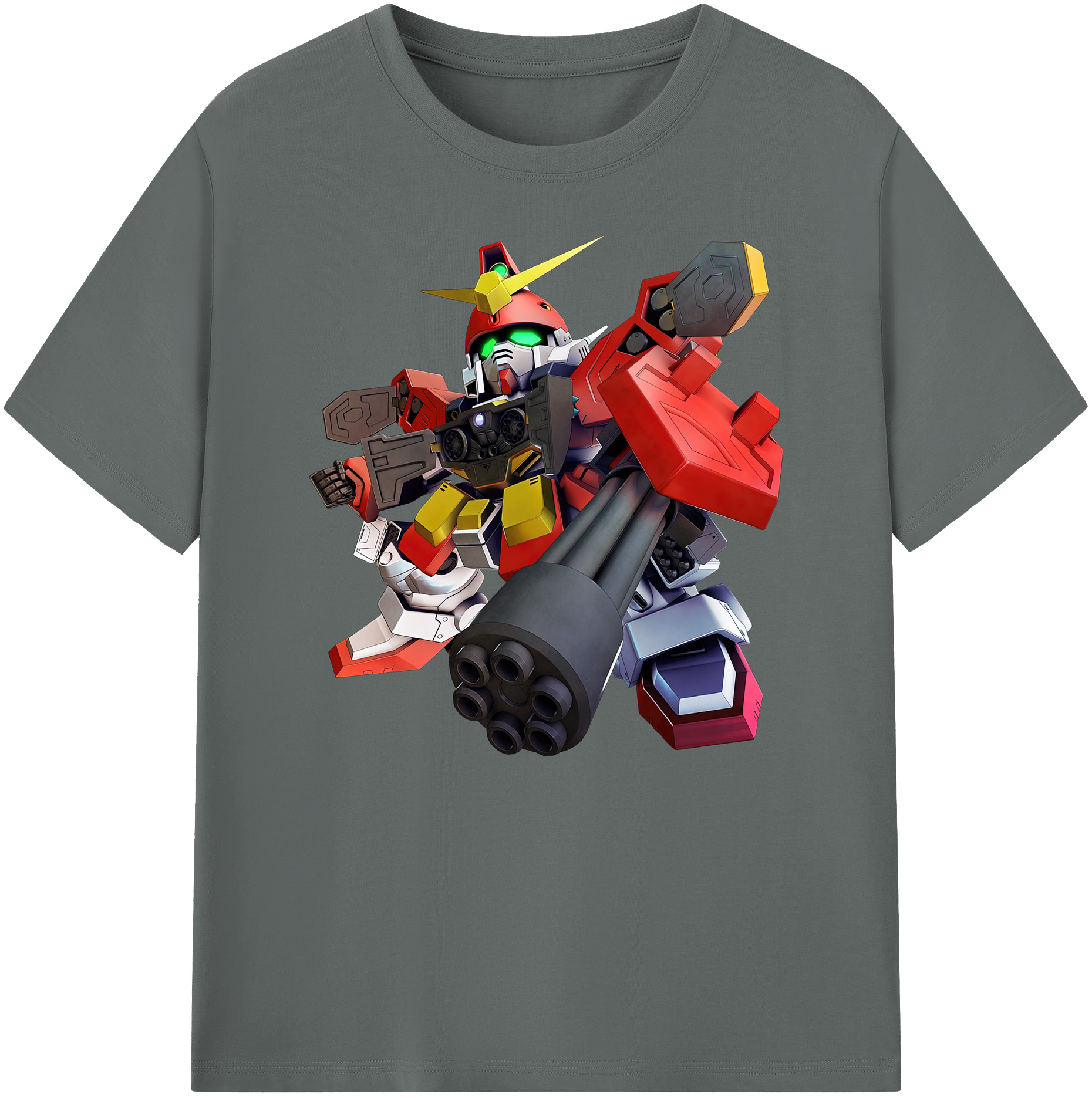 （画像用） 機動戦士ガンダム Mobile Suit Gundam 綿100％ メンズ半袖Tシャツ｜肌触りやわらか＆通気性